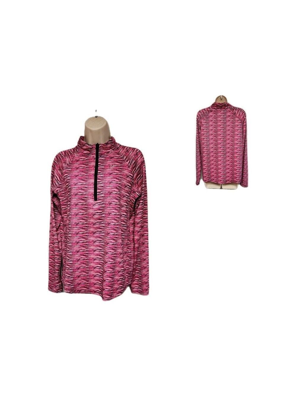 Justice Girls Sweatshirt Pink/Black 18 Pullover Long Sleeves